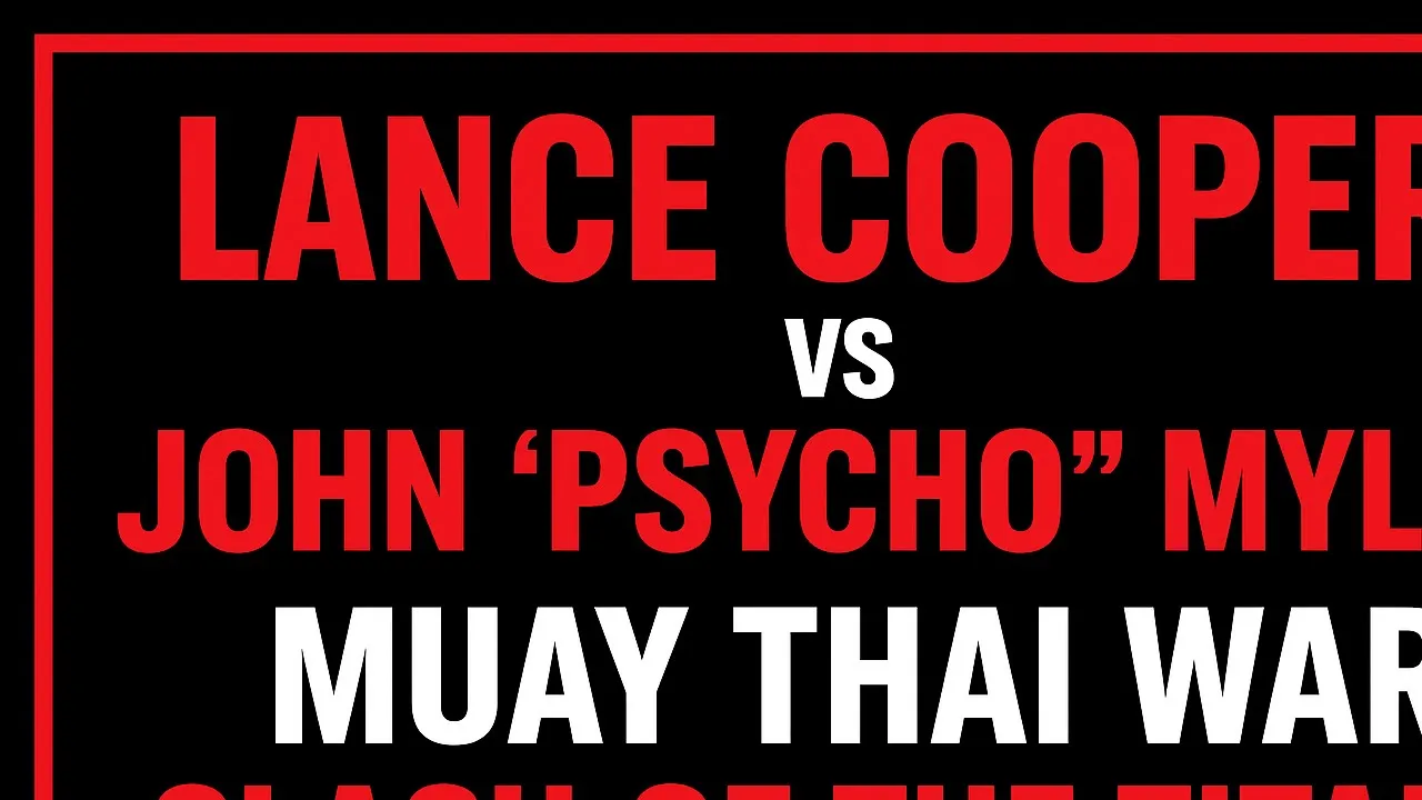 🔥 LANCE COOPER vs JOHN “PSYCHO” MYLES | MUAY THAI WAR | CLASH OF THE TITANS 1994 — PERTH 🔥