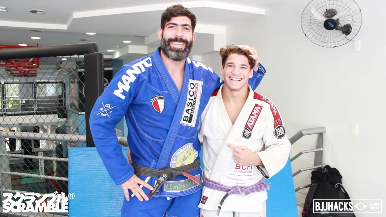 115kg black belt rolls with 74kg purple belt || In the Gym with BJJ Hacks