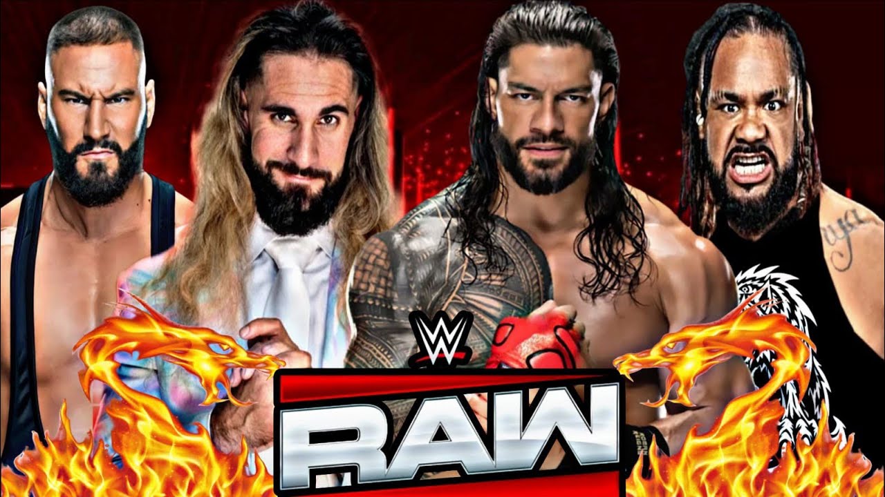 Jacob Fatu & Roman Reigns Versus Seth 'Freakin' Rollins & Bron Breaker : WWE RAW 2025