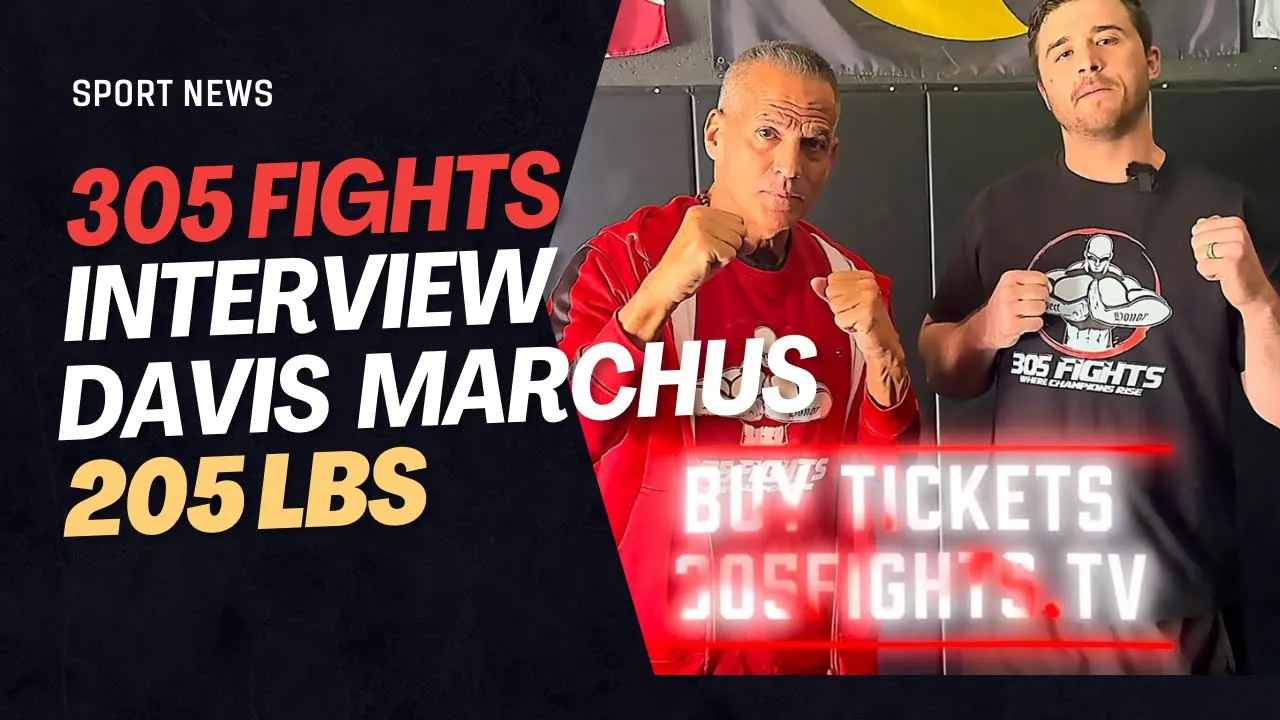 Davis Marchus interview for 305 FIGHTS 23 background