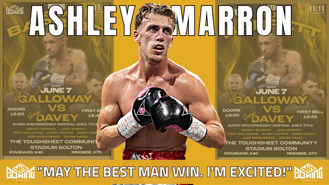 MAY THE BEST MAN WIN. I’M EXCITED! | Ashley Marron vs Callum Pearson | June 7 background