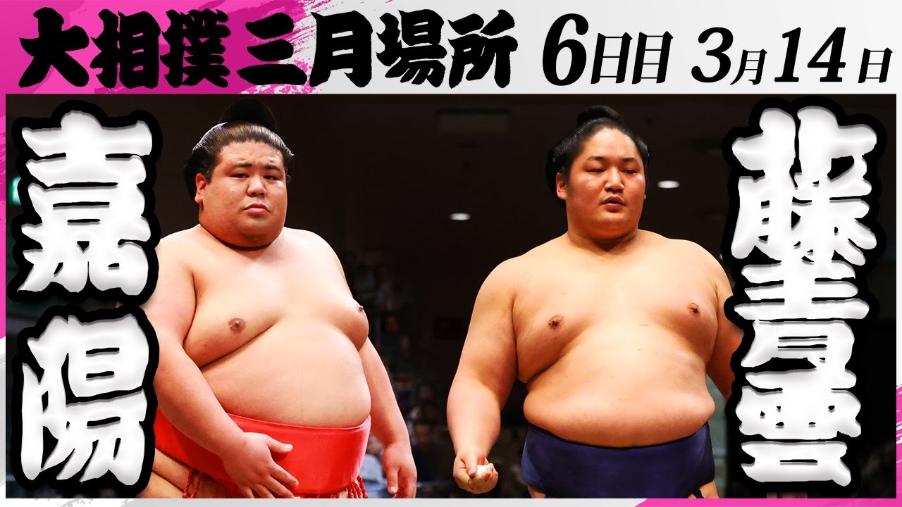 大相撲 嘉陽ー藤青雲<令和7年三月場所・6日目>SUMO background