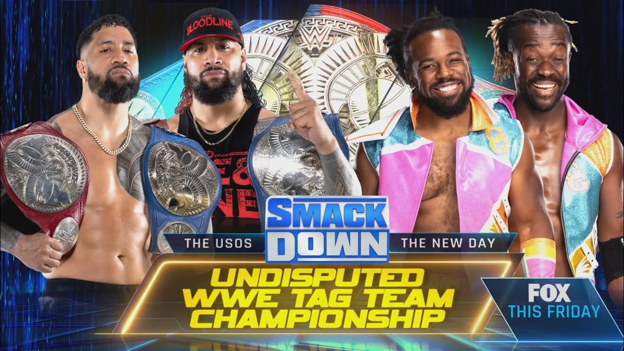Undisputed WWE Tag Team Championship Match (Full Match Part 1/2)