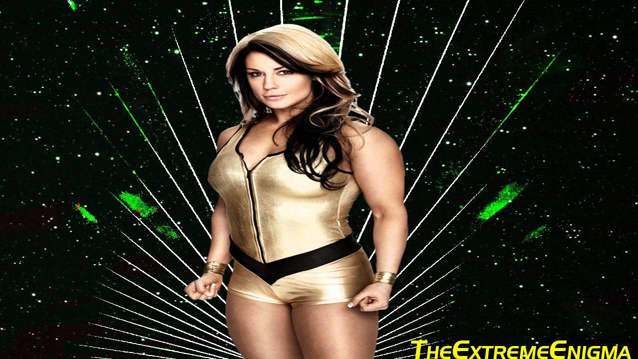 Kaitlyn 4th and New WWE Theme Song "Spin The Bottle" (WWE Edit) background