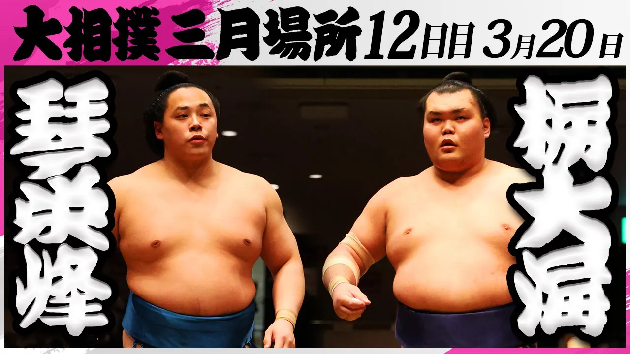 大相撲 琴栄峰(佐渡ヶ嶽部屋)ー栃大海(春日野部屋)<令和7年三月場所・12日目>SUMO