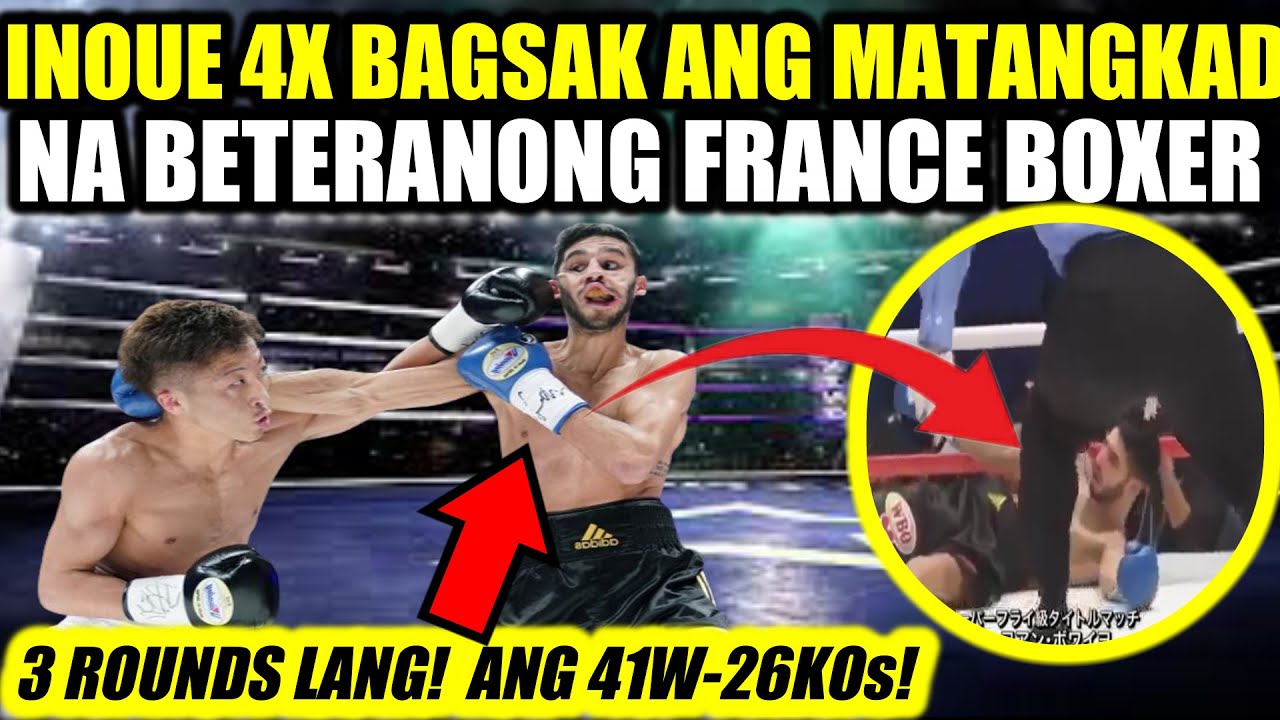 INOUE SOBRANG LAKAS DITO! 4X BAGSAK ANG PAMBATO NG FRANCE background