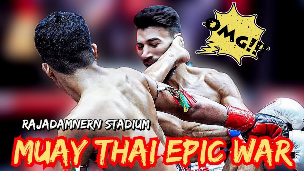 Muay Thai Epic War At RWS Rajadamnern Stadium Watcharon Vs Ibrahim background