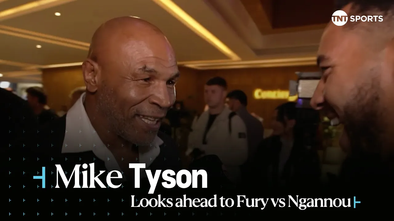π₯ "BIGGEST EVENT I'VE BEEN INVOLVED IN" | Mike Tyson CANNOT WAIT for #FuryNgannou πΈπ¦ background