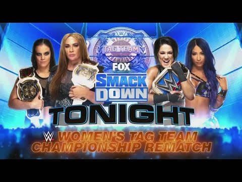 Nia Jax & Shayna Baszler VS Sasha Banks & Bayley 2/3 background