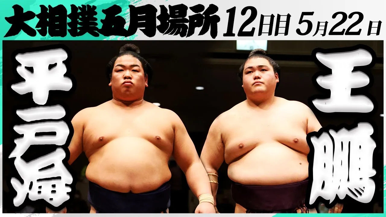 大相撲 平戸海ー王鵬<令和7年五月場所・12日目>SUMO background