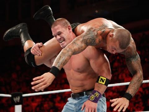 Raw: Randy Orton vs. John Cena background