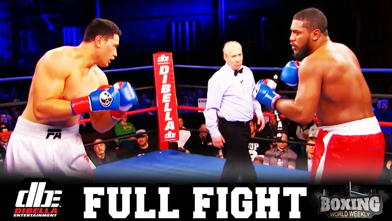 JUNIOR FA vs. CRAIG LEWIS | FULL FIGHT | BOXING WORLD WEEKLY background