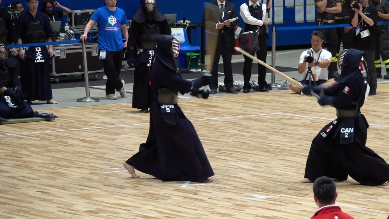 19WKC Japan Team Ippon (slow motion)