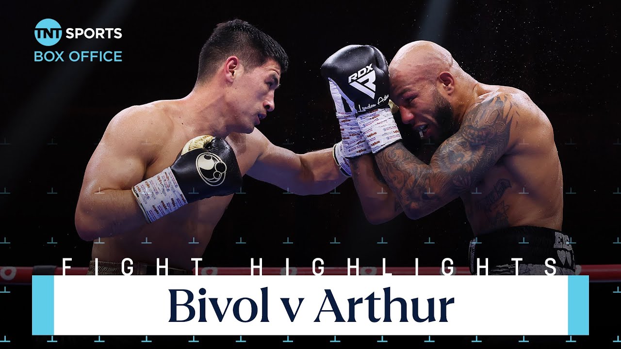 CHAMPION! ЁЯФе | Dmitry Bivol v Lyndon Arthur Fight Highlights | #DayOfReckoning ЁЯЗ╕ЁЯЗж background