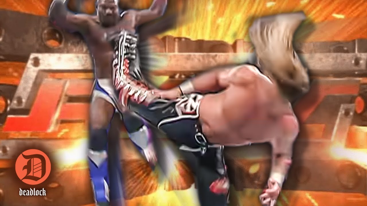Shawn Michaels Greatest Superkick Of All Time - DEADLOCK Podcast Retro Review background