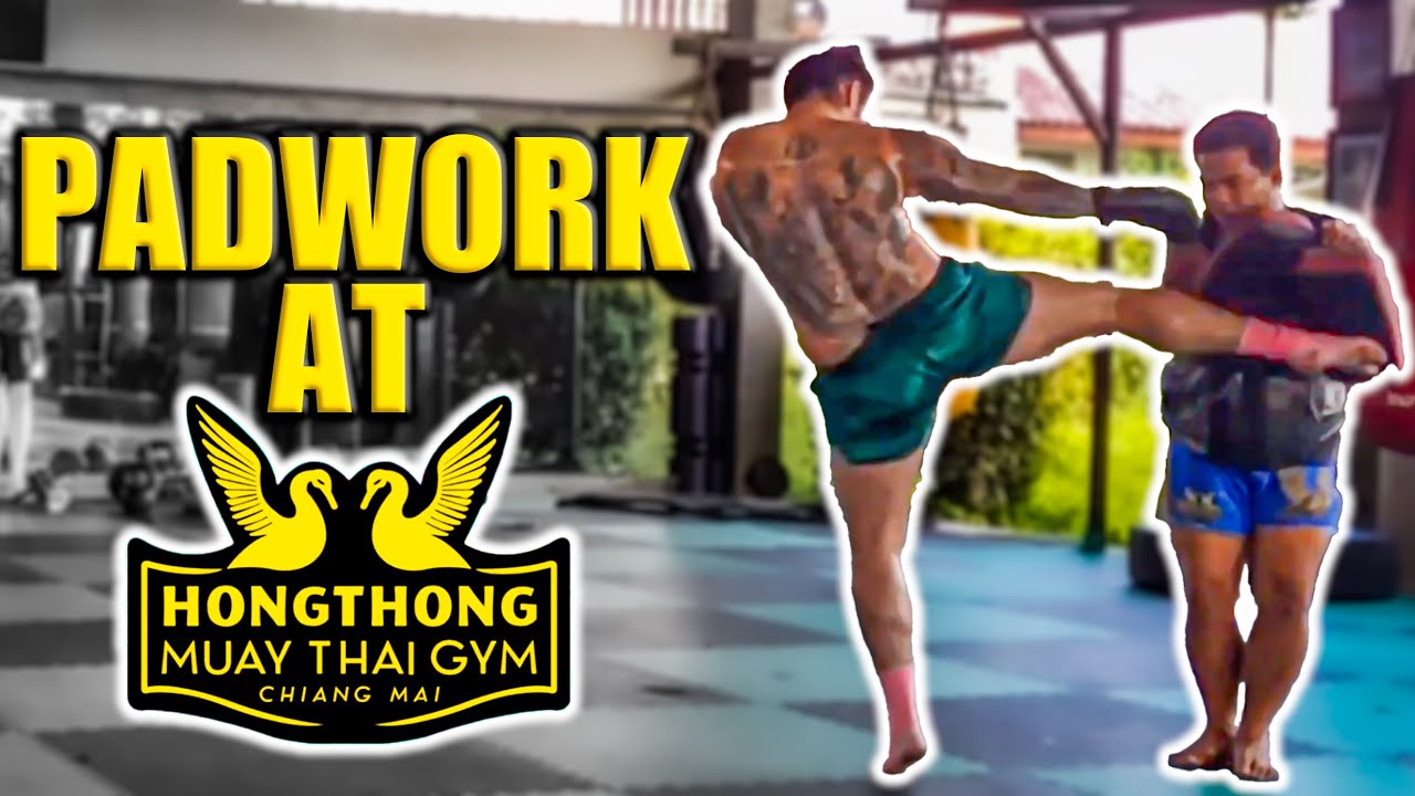 THIS WAS FUN! Muay Thai Training Camp in Chiang Mai Thailand background