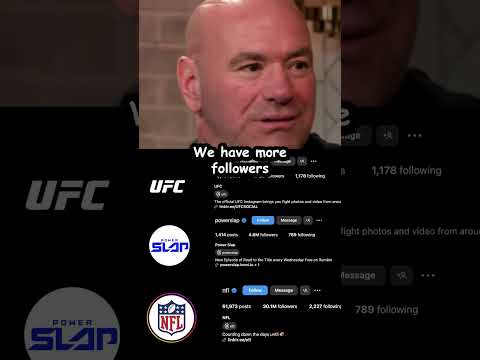 Dana White makes INSANE claim about UFC / Power Slap