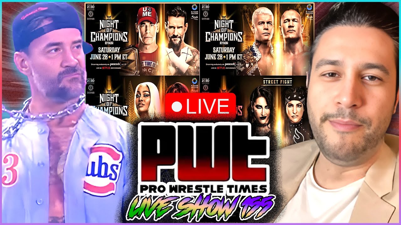 PWT Live Show #155 - CM Punk Apologizes, Jon Alba Is The Antithesis Of Smart, WWE Night Of Champions