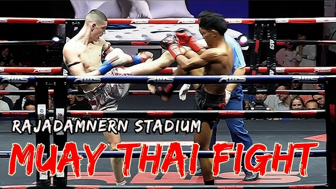 Muay Thai Fight At RWS Rajadamnern Stadium Mungkornthong Vs Cale