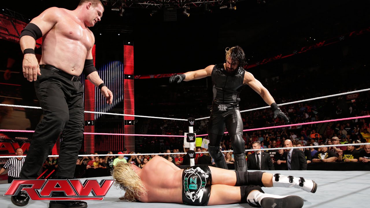 Dolph Ziggler vs. Kane: Raw, October 27, 2014 background
