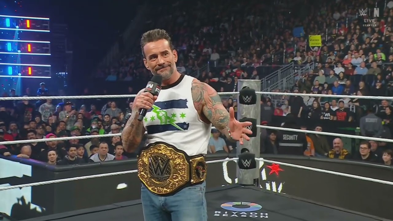 WWE RAW CM PUNK ENTRANCE 03/09/26