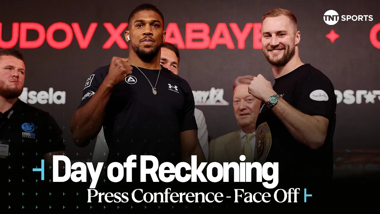 #DayOfReckoning πΈπ¦ Press Conference Face Off π₯ - Joshua v Wallin & Wilder v Parker π£π₯ background