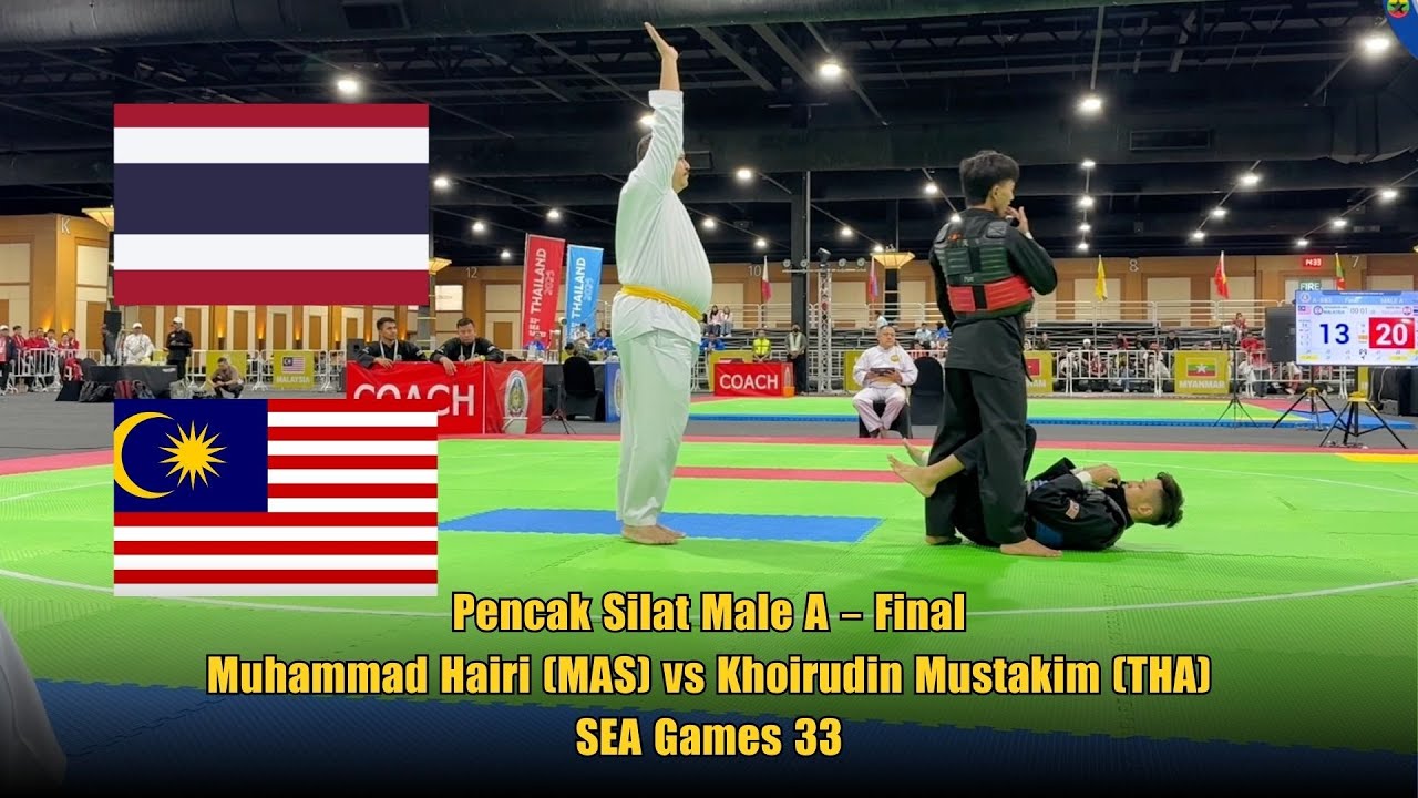 Pencak Silat Male A – Final: Muhammad Hairi (MAS) vs Khoirudin Mustakim (THA) | SEA Games 33