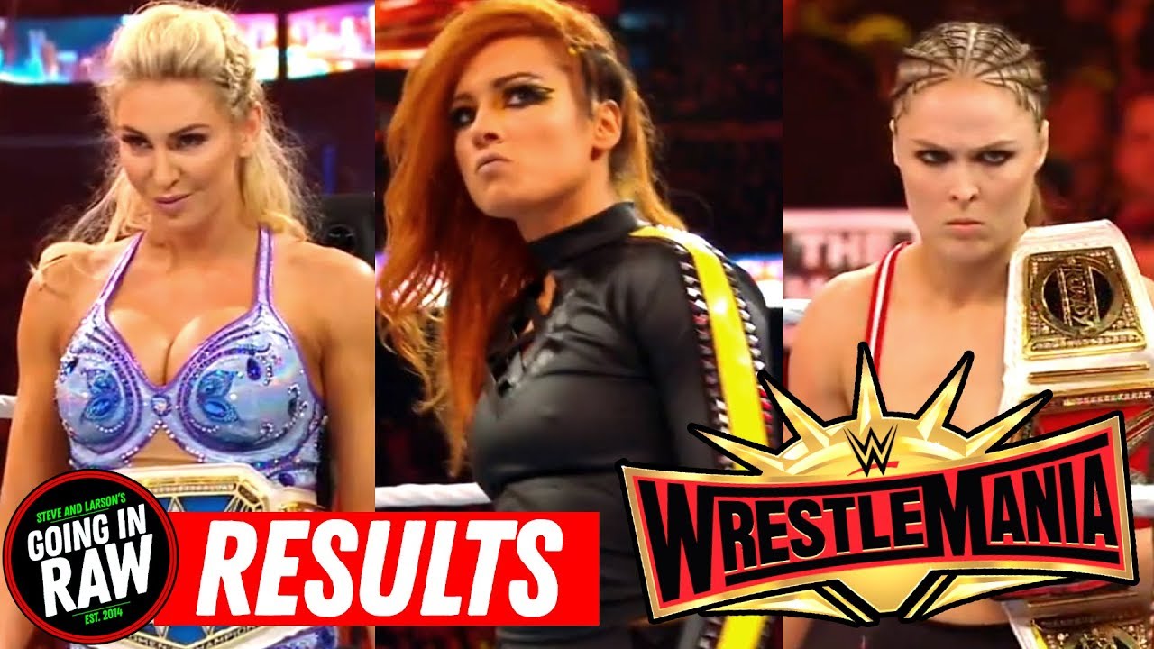 WWE WRESTLEMANIA 35 FULL RESULTS & REVIEW | Going In Raw Pro Wrestling Podcast