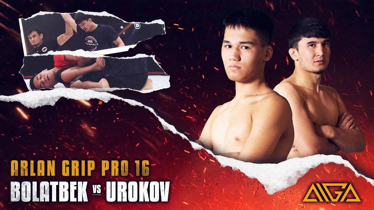 Seilkhan Bolatbek - Feruzbek Urokov | AIGA | Arlan Grip PRO 16 | Grappling background