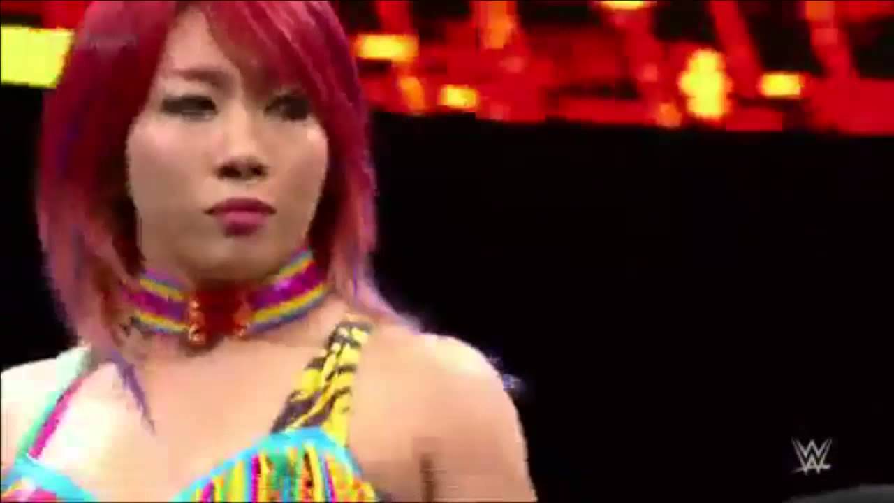 WWE NXT 4/11/15 Asuka vs Cameron