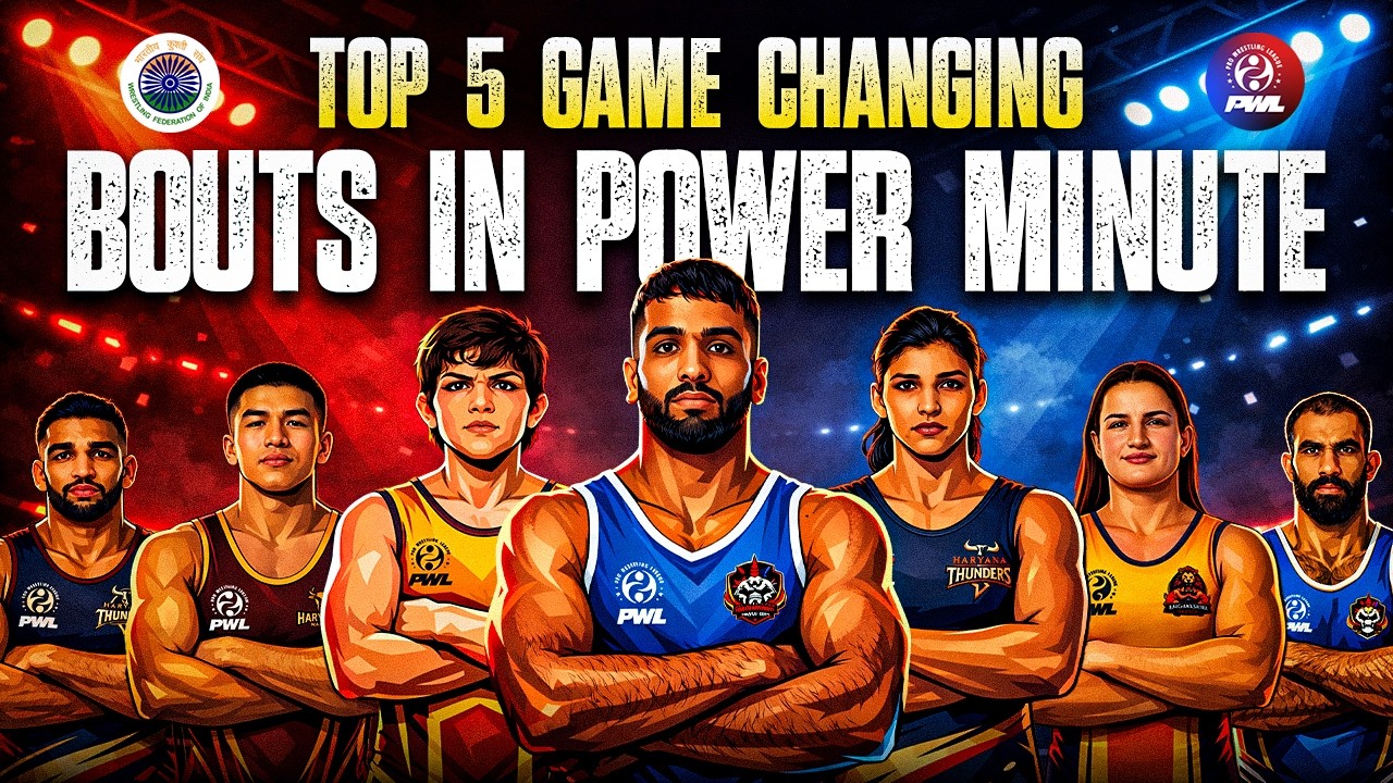 Top 5 Power Minute Bouts That Changed Everything 🔥 | PWL 2026 Wrestling Highlights #pwl2026 #viral