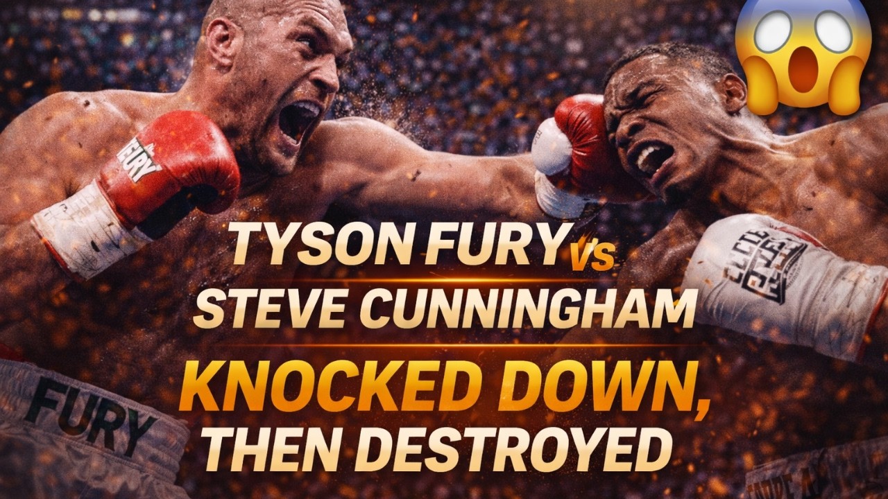 Tyson Fury vs Steve Cunningham 😱 | Knocked Down, Then DESTROYED | Boxing Story