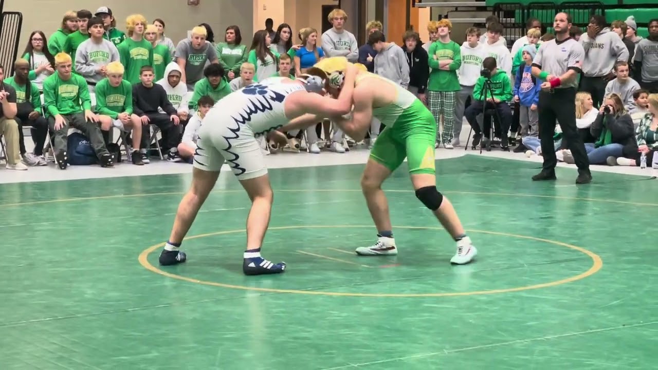 Aaron Riner Buford vs Jesse Batten Camden 285lbs 7A GHSA State Duals Finals 2024 background