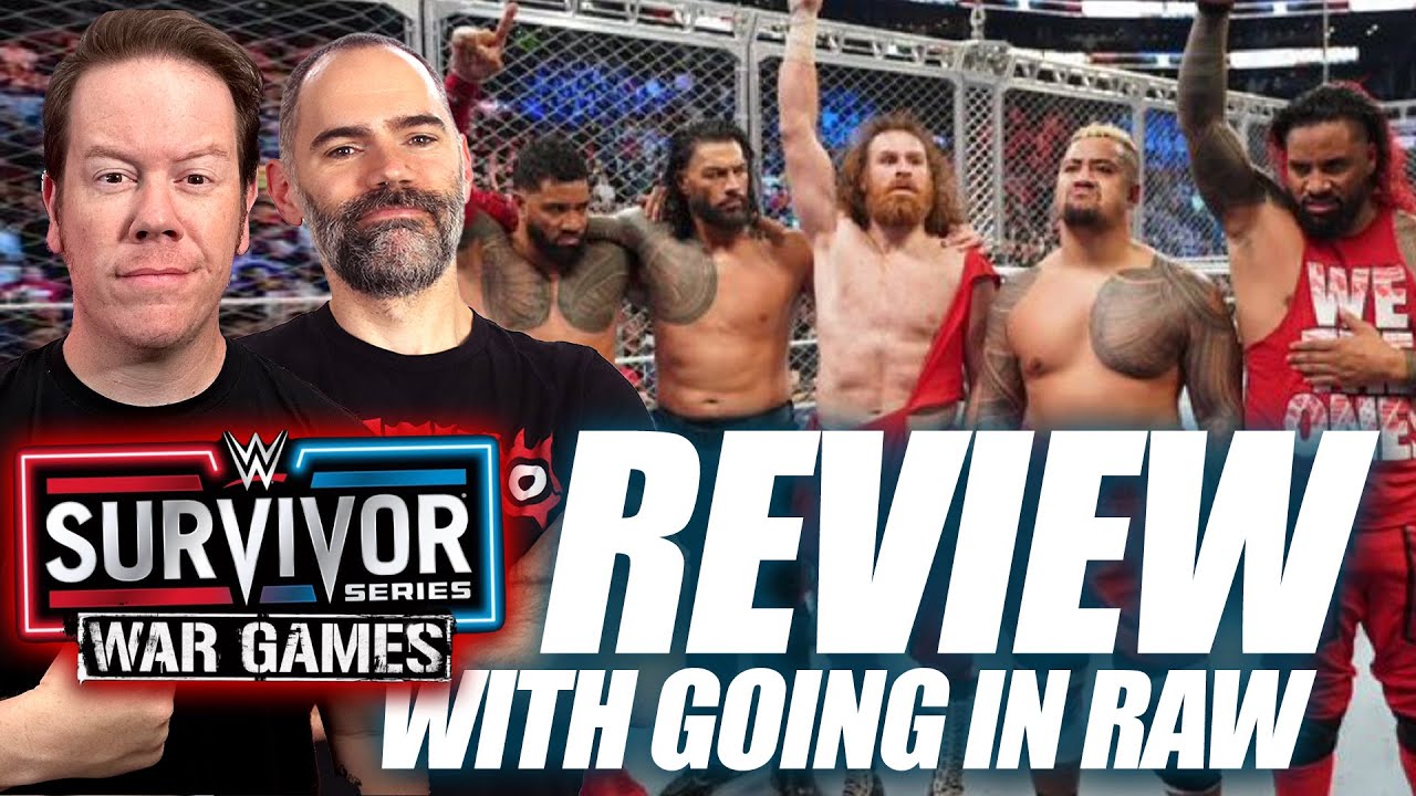 WWE Survivor Series WarGames 2022 Review | Going In Raw Pro Wrestling Podcast background