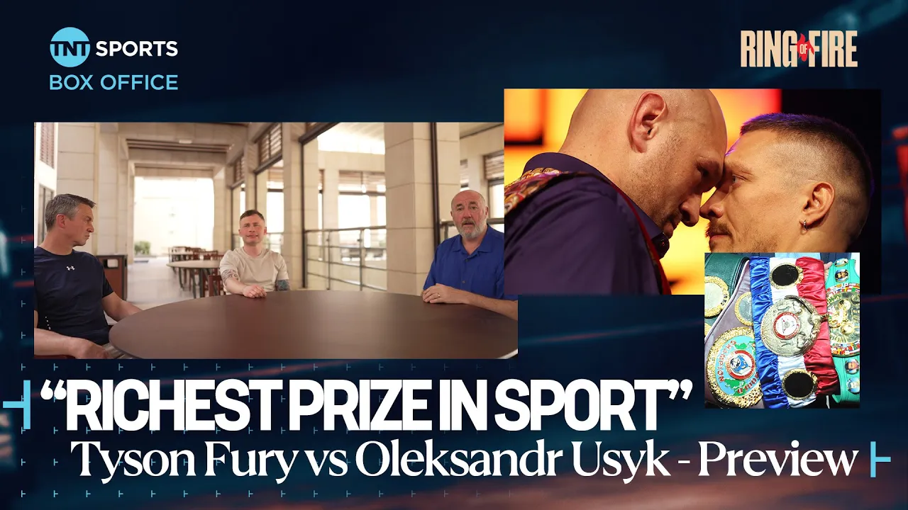 "LATE STOPPAGE" ЁЯеК | Tyson Fury vs Oleksandr Usyk: Who will become Undisputed Heavyweight Champion ЁЯПЖ background