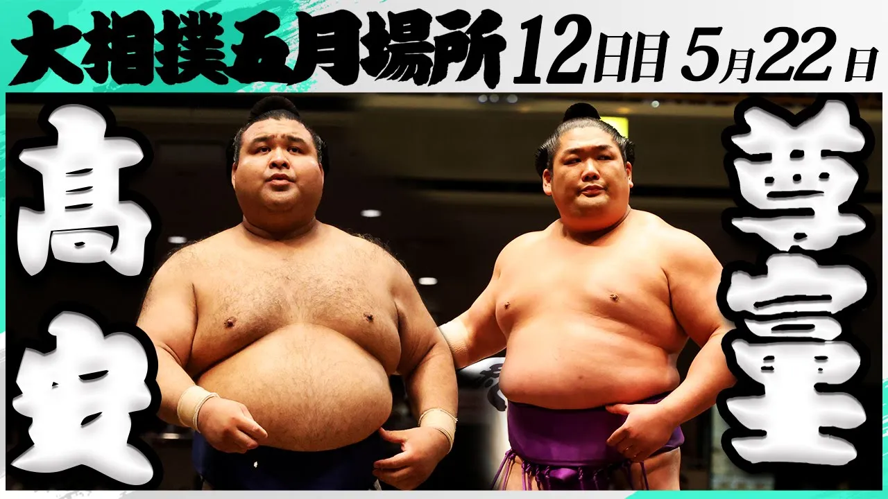 大相撲 髙安ー尊富士<令和7年五月場所・12日目>SUMO
