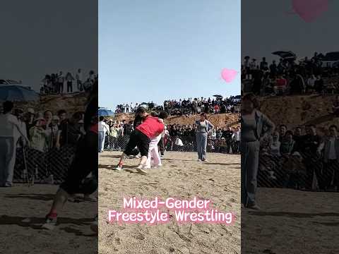 Funny Mixed Wrestling Match! đ#shorts #Wrestling background