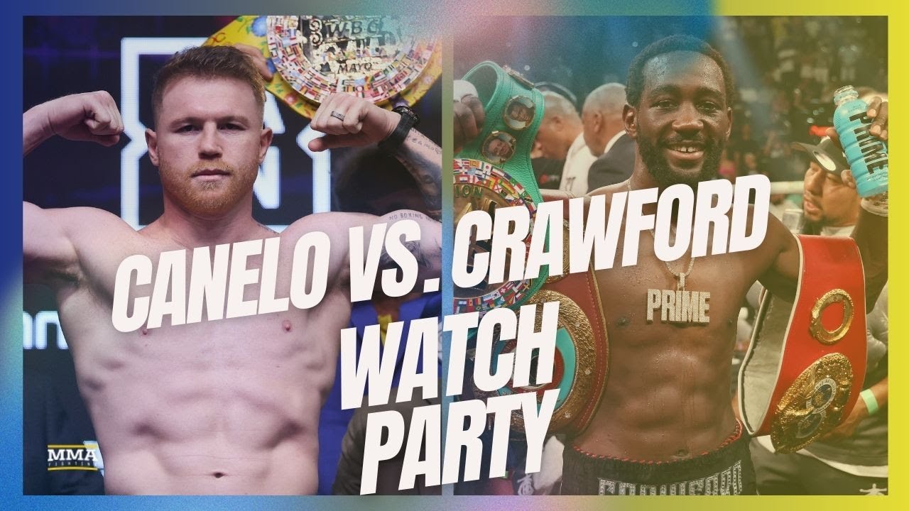 Canelo vs. Crawford Results | Watch Party Replay | MMA Fighting background