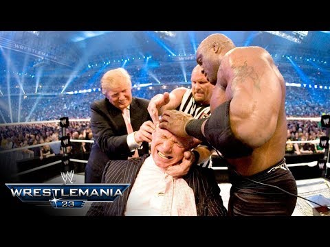 The Battle of the Billionaires takes place at WrestleMania 23 background