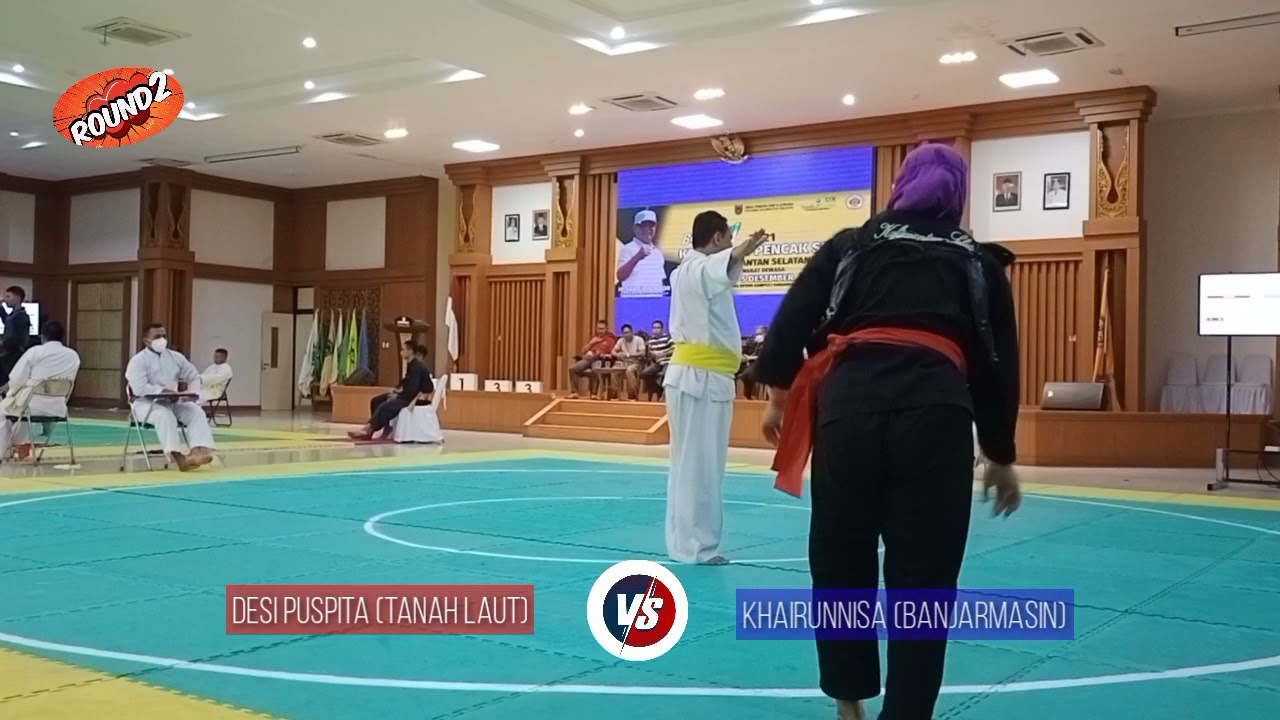 Kejurporp KalSel Final Kelas E Putri Desi Puspita (Tanah laut) VS Khairunnisa (Banjarmasin) background