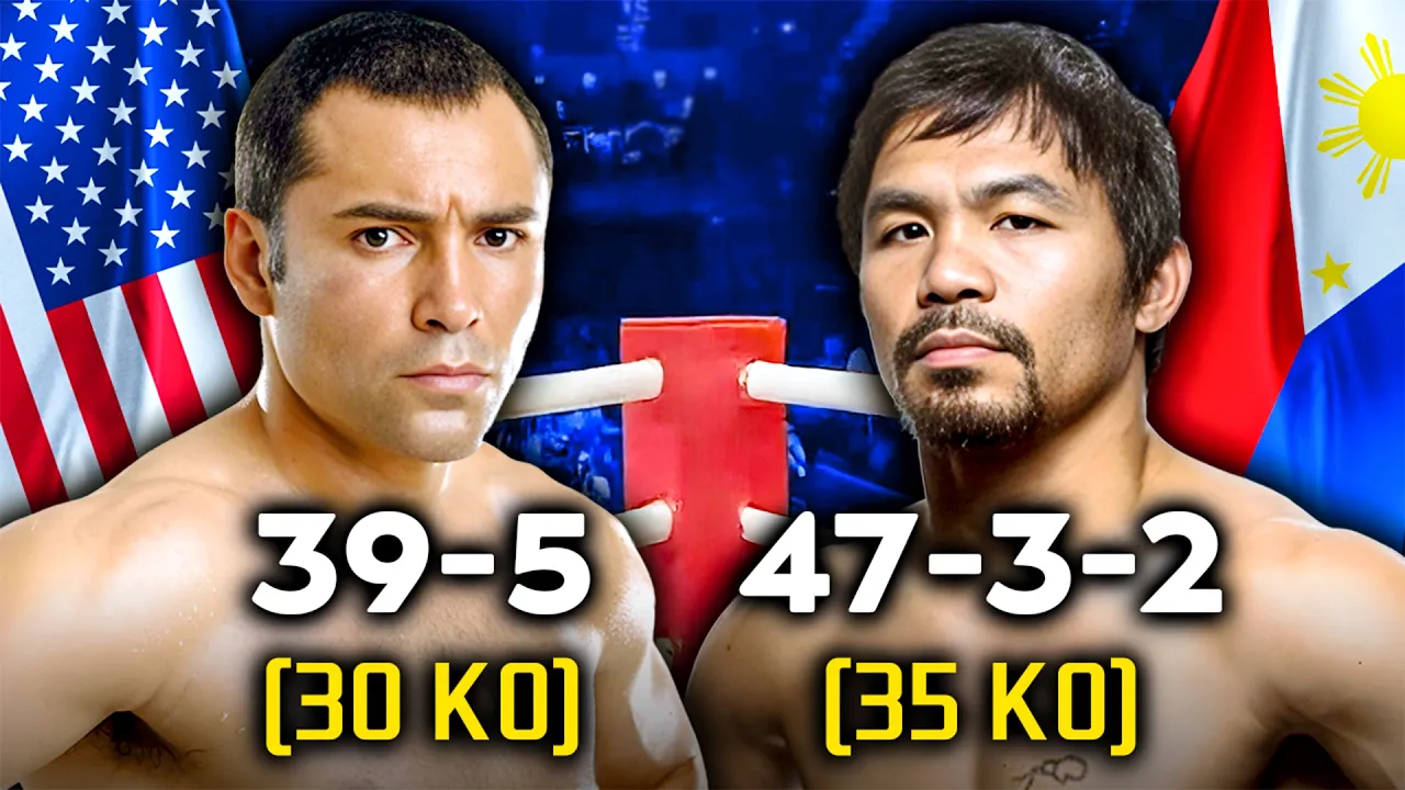 SHOCKING UPSET! Oscar De La Hoya (USA) vs Manny Pacquiao (Philippines) | Full Fight Highlights