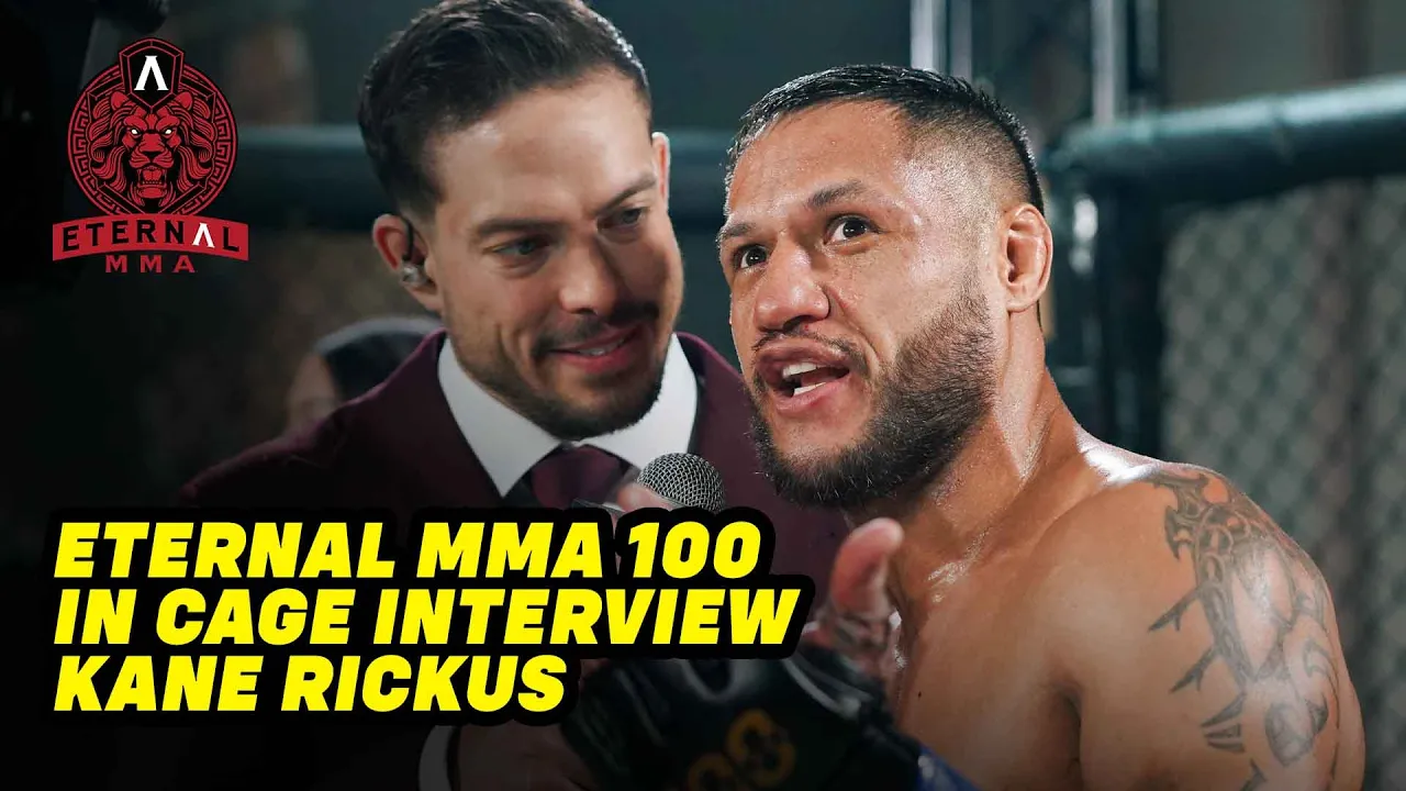 Eternal MMA 100: In Cage Interview: Kane Rickus