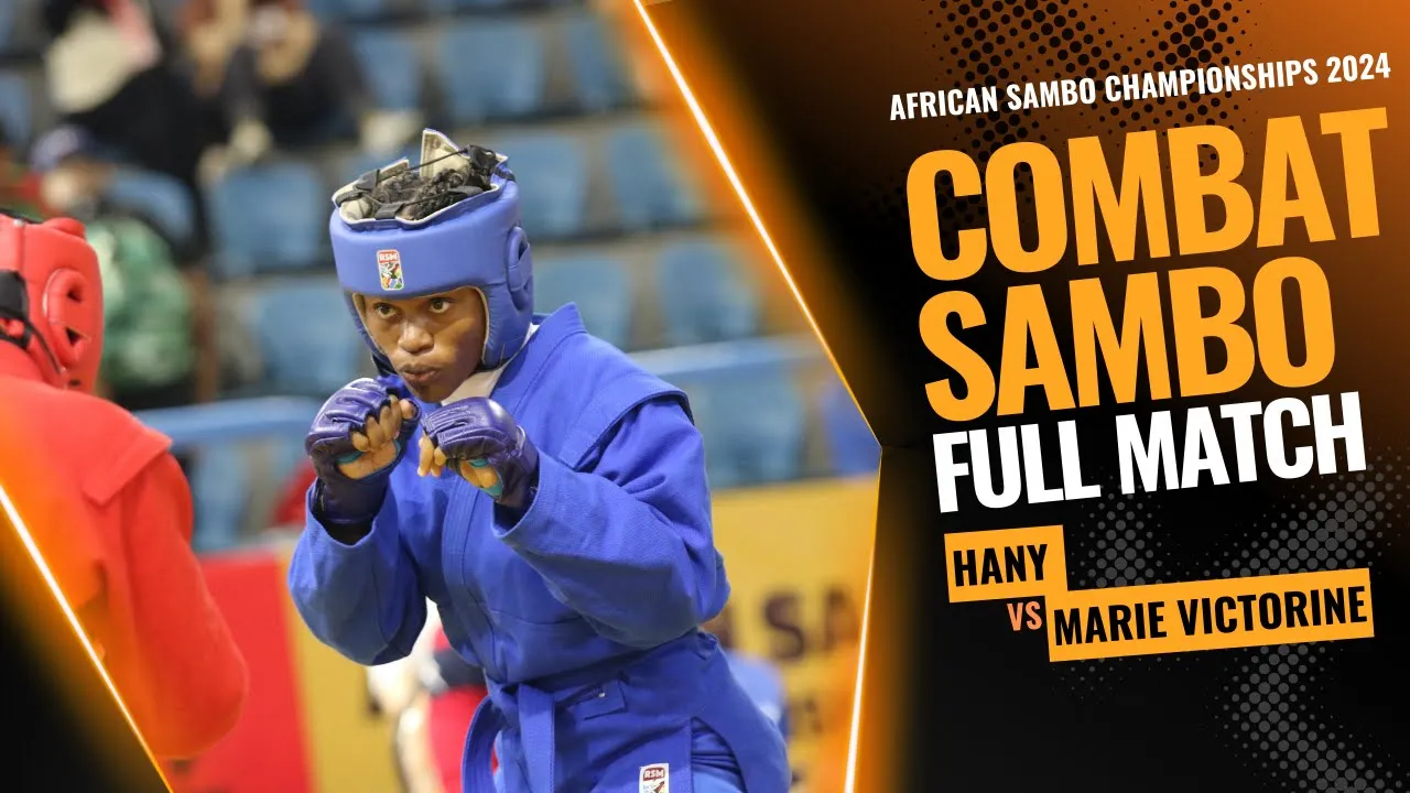 HANY (EGY) vs MARIE VICTORINE (CMR). African Sambo Championships 2024 background