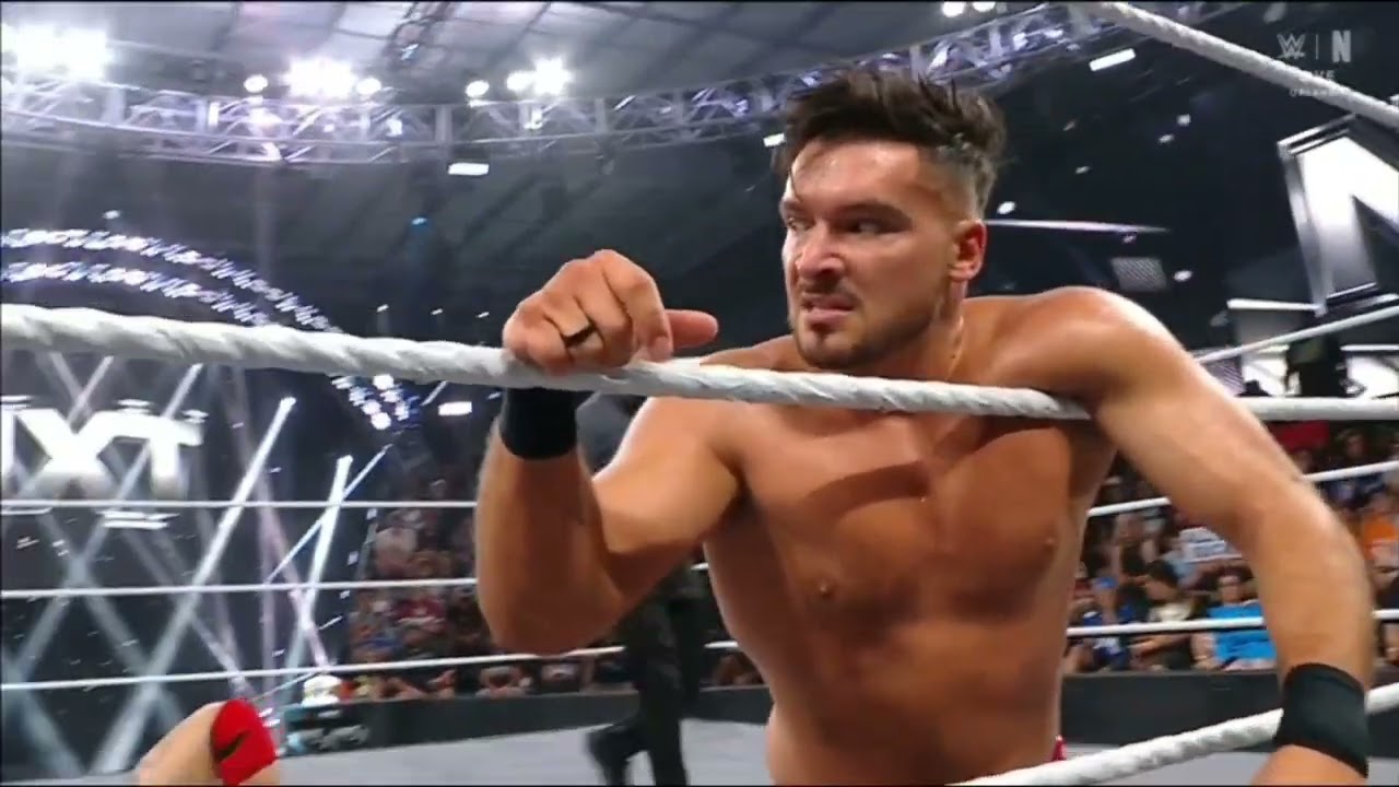WWE NXT ETHAN PAGE VS SANTINO MARELLA 07/29/25 background