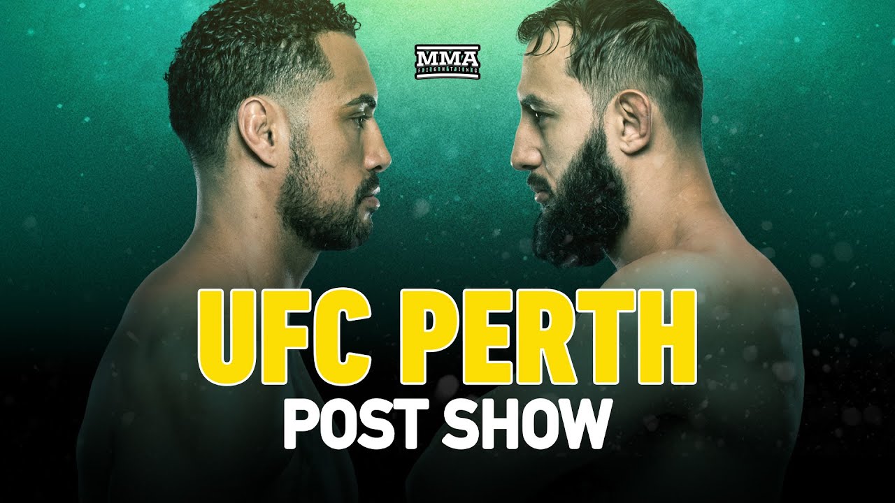 UFC Perth Results & LIVE Reaction | Carlos Ulberg DESTROYS Dominck Reyes | MMA Fighting background