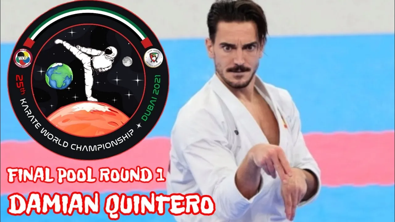 DAMIAN QUINTERO | MALE INDIVIDUAL KATA | WKF DUBAI 2021 backdrop