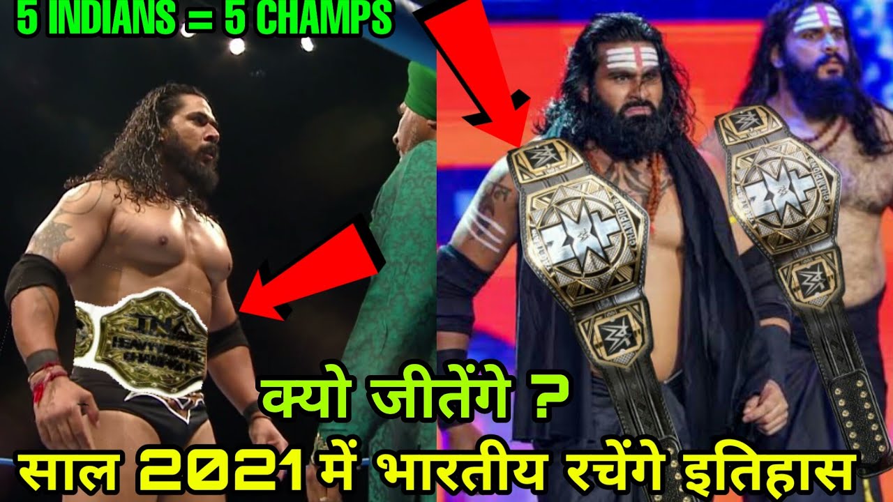 Mahabali Shera TNA Heavyweight Champion? Indus Sher NXT Tag Team Champions? 5 Indian Wrestlers 2021 backdrop