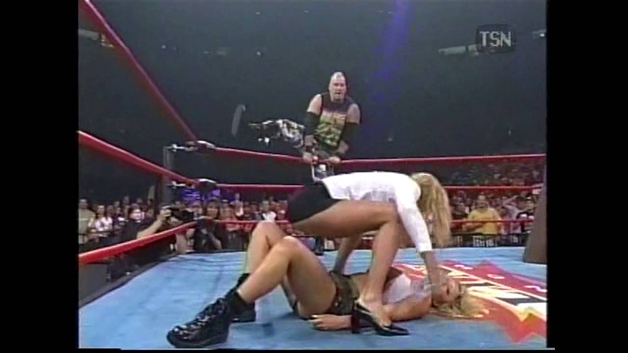Hardcore Match Miss Hancock Versus Major Gunns background