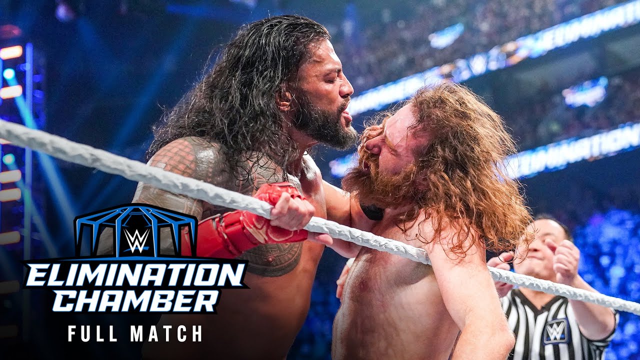 FULL MATCH — Roman Reigns vs. Sami Zayn — Undisputed WWE Universal Title: Elimination Chamber 2023