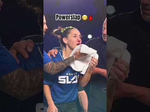Powerslap match ends with a broken 👃🏾🤧 #short #shorts #trending #viral #viralvideo #subscribe